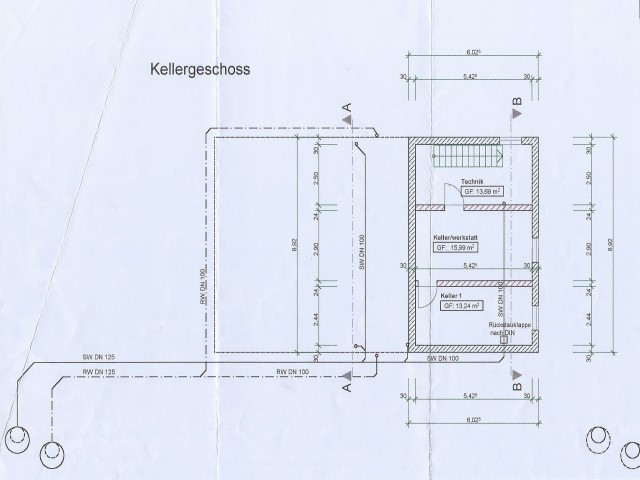 Plan Kellergeschoss